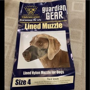 NEW GUARDIAN GEAR lined nylon Muzzle, never used, in original package